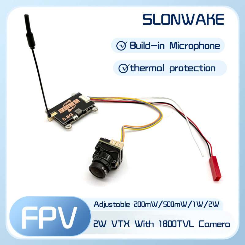 Fpv Drone Transmitter - SLONWAKE 5.8G 56CH 2W เครื่องส่งสัญญาณ VTX