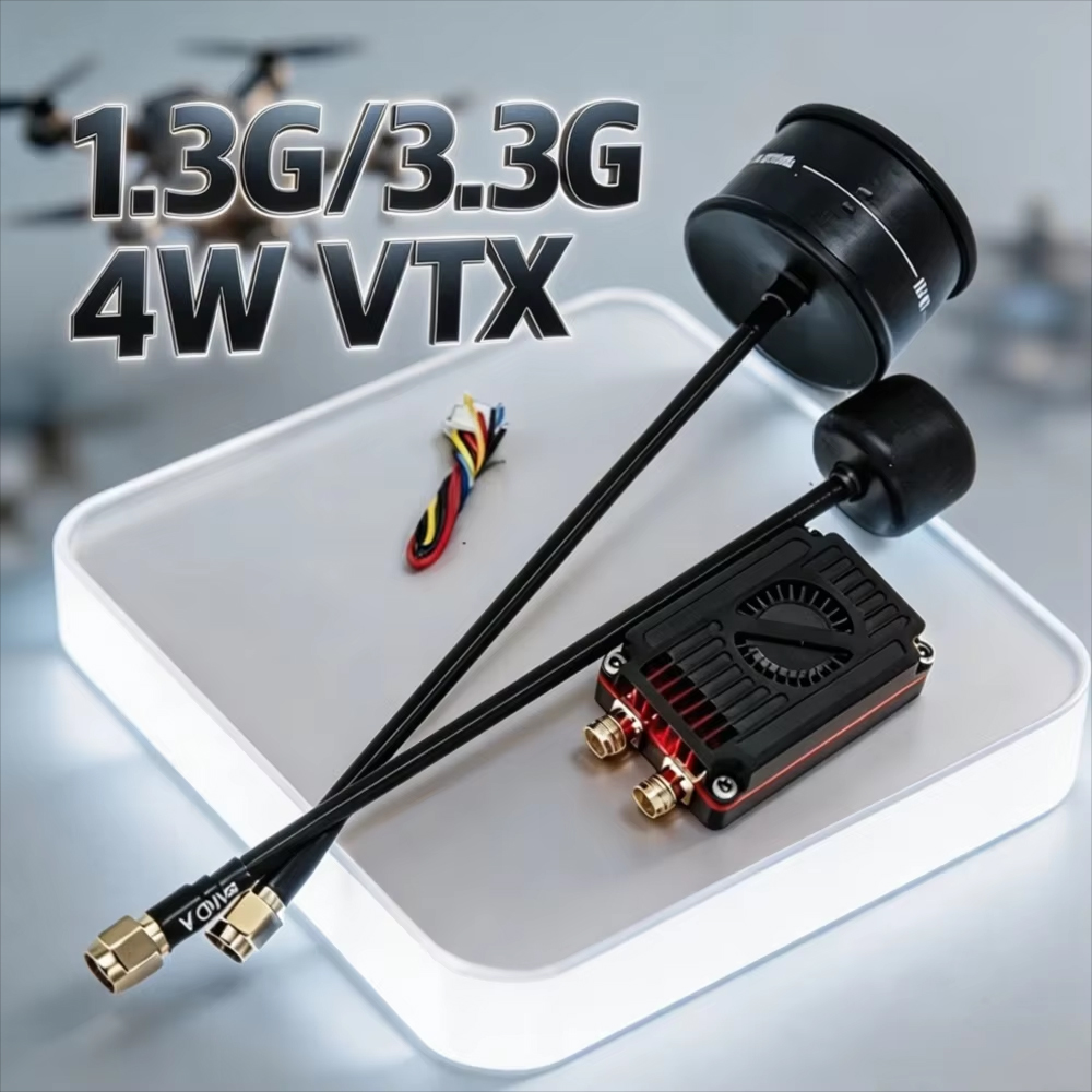 Fpv Drone Transmitter - Rushfpv Rush 1.3G/3.3G 4W 7-30V เครื่องส่งสัญญาณวิดีโอ
