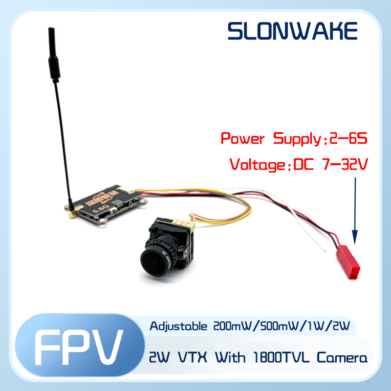 SLONWAKE 5.8G 56CH 2W เครื่องส - Fpv Drone Transmitter บทวิจารณ์และราคา