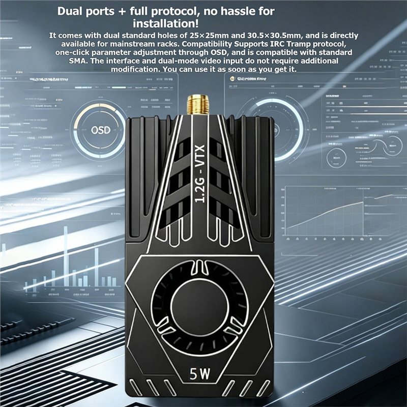 VTX สำหรับเครื่องส่งสัญญาณวิดี - Fpv Drone Transmitter บทวิจารณ์และราคา