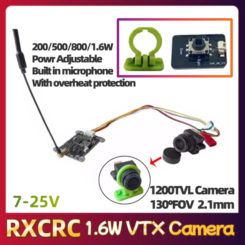 โมดูล RXCRC 5.8G 48CH 1.6W VTX - Fpv Drone Transmitter บทวิจารณ์และราคา