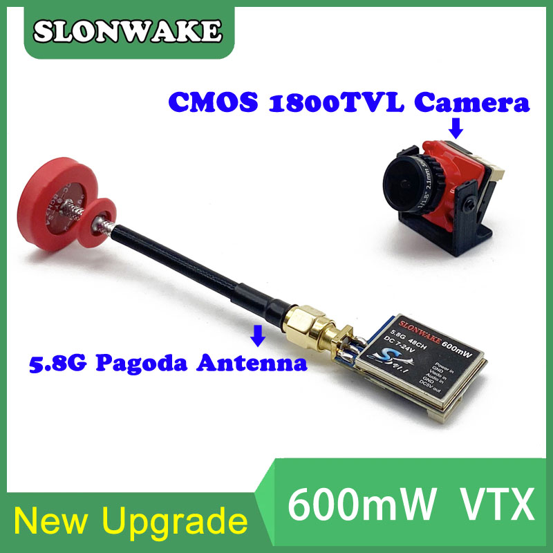 พร้อมใช้งาน 5.8G 48CH 600mW เค - Fpv Drone Transmitter บทวิจารณ์และราคา