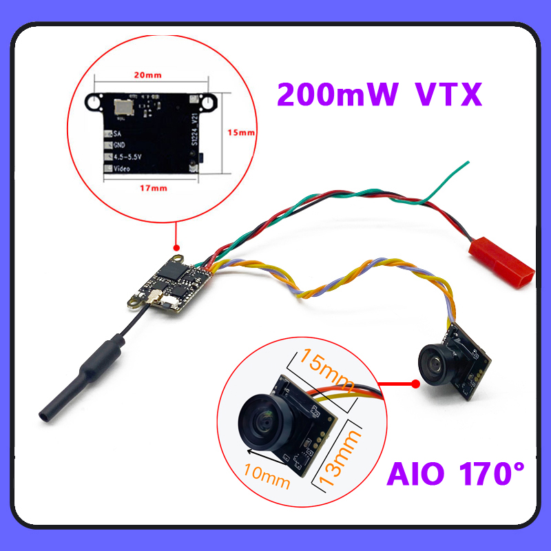 SLONWAKE 5.8G 1200TVL กล้อง FP - Fpv Drone Transmitter บทวิจารณ์และราคา