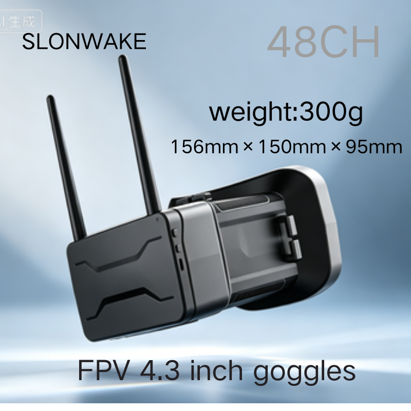 แว่นตา FPV 5.8G หน้าจอ 4.3 นิ้ - Fpv Drone Goggles บทวิจารณ์และราคา